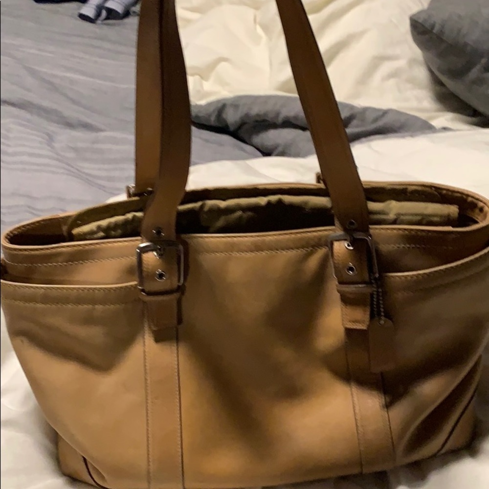 Vintage coach Diaper bag all leather
